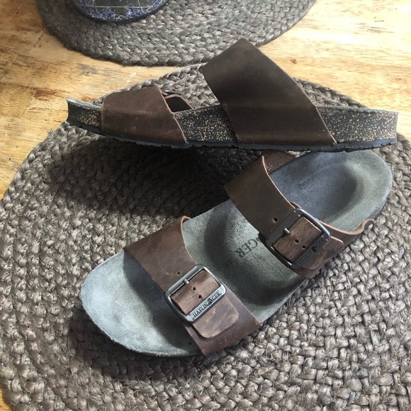 Haflinger Shoes - Haflinger Leather Walking Sandals NWOT Andrea 41